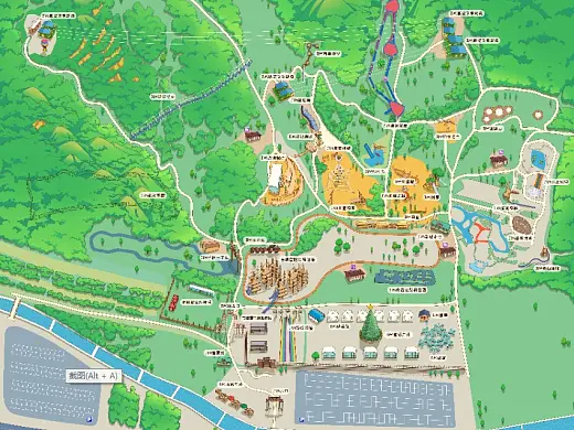 河北景区手绘地图在紧急疏散与救援中的重要作用 ？